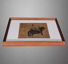 汉川书画装裱配框服务案例